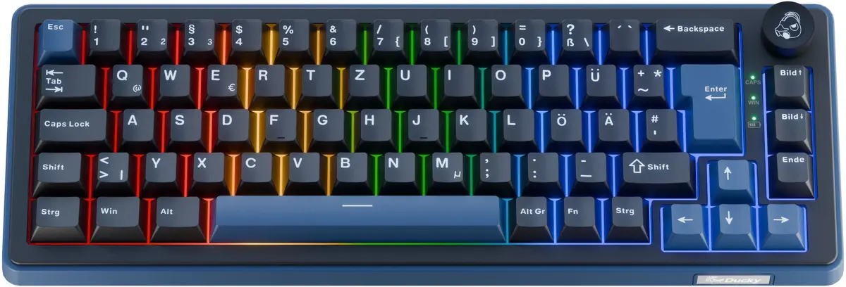 Ducky OK-M 65 spēļu tastatūra 65%