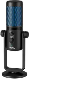 Boya BY-PM740 Bezvadu mikrofons ar 4 virziena raksturlielumiem 2.4 GHz 3.5 mm mini jack USB-A melns