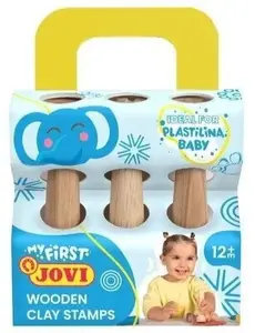 JOVI Koka zīmogi plastilīnam 3 gabalas miksēti