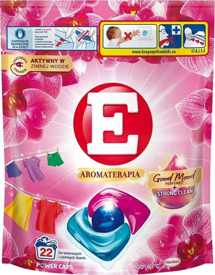 E Aromaterapia Veļas mazgāšanas kapsulas Orhideja