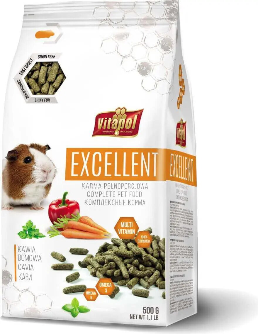 Vitapol EXCELLENT Pilnvērtīga barība jūras cūciņām