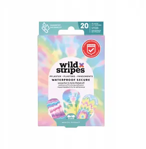 Tzmo WILD STRIPES Водостойкие пластыри Rainbow 20 шт