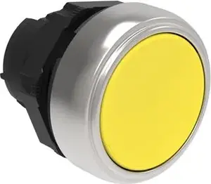 LOVATO Electric LPCB105 Yellow Pushbutton Actuator with Spring Return