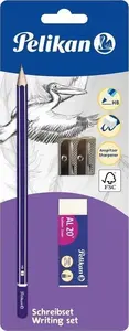 Pelikan Pencil with sharpener and eraser 28936