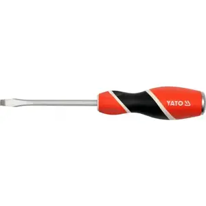 Yato Flat Strike Screwdriver 8.0x150mm YT-25989 with Impact Cap