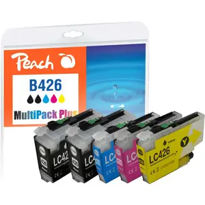 Peach Ink Savings Pack Plus PI500-448 tintes komplekts saderīgs ar Brother LC-426