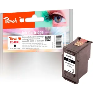 Peach PI100-156 melnā tintes kasetne ar pigmenta tinti Canon Pixma printeriem