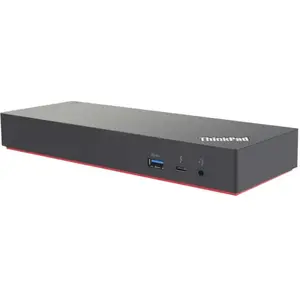 Lenovo Thunderbolt 3 Dock Gen 2 Refurbished Black with HDMI, DisplayPort, USB, and Thunderbolt 3 Connectivity