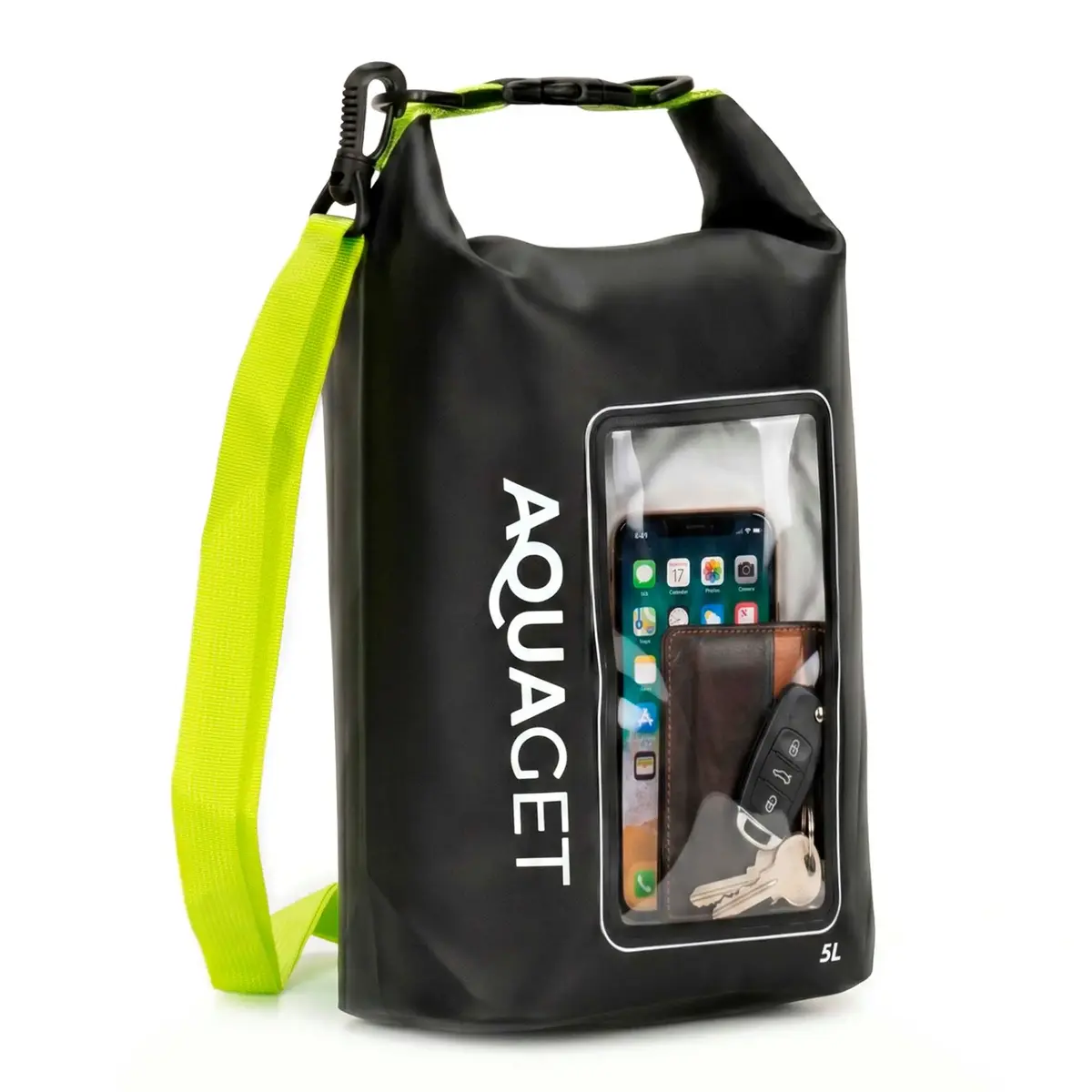 Springos AQ0019 Waterproof Dry Bag - Black Photo 10