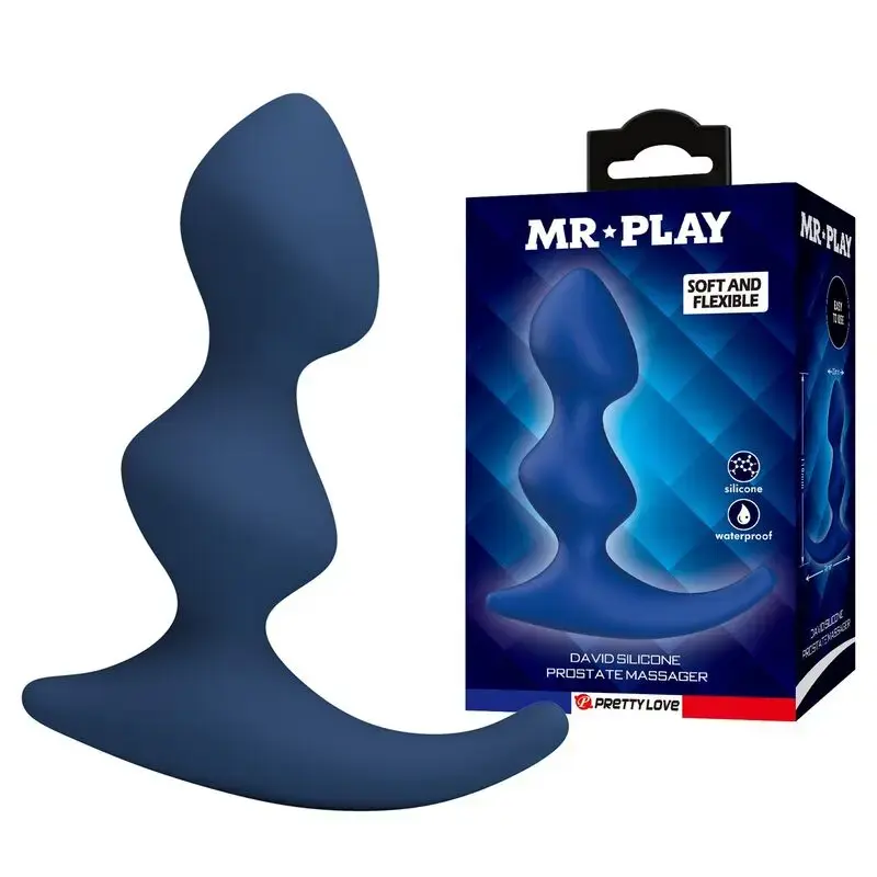 MR PLAY Ergonomisks zils anālais probķis Photo 8