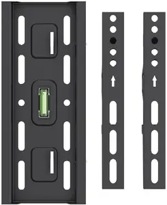 Maclean MC-189 Black TV Wall Mount with Maximum Load Capacity of 45 kg