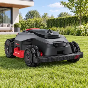 Robotizēts zāles pļāvējs MOVA LiDAX Ultra 2000 AWD Akumulators Melns Sarkans LIDAR 4G Maksimālā zālāja platība 2000 m² Pļaušanas platums 40 cm