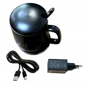 Bounn Heated Mug with 2-in-1 Wireless Charger BKZL8