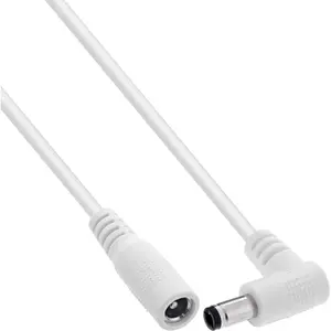 InLine 26955K power cable White 0.5 m DC 5.5 x 2.5 mm