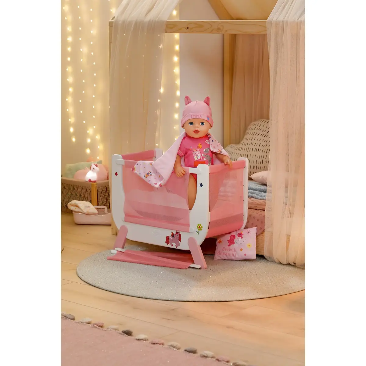 Zapf Creation BABY born кроватка с единорогом Photo 6