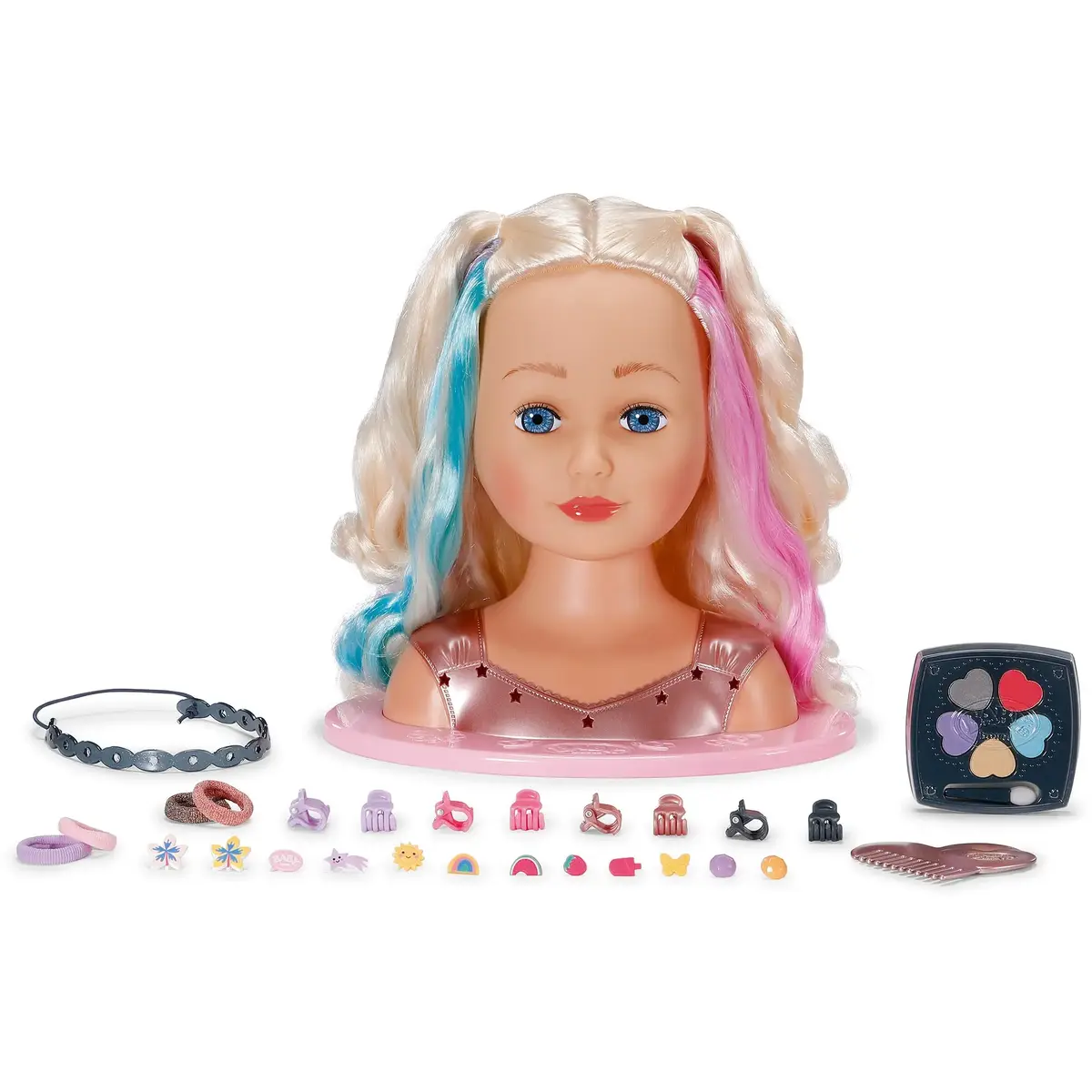 ZAPF Creation BABY born Голова для макияжа Радуга Photo 2