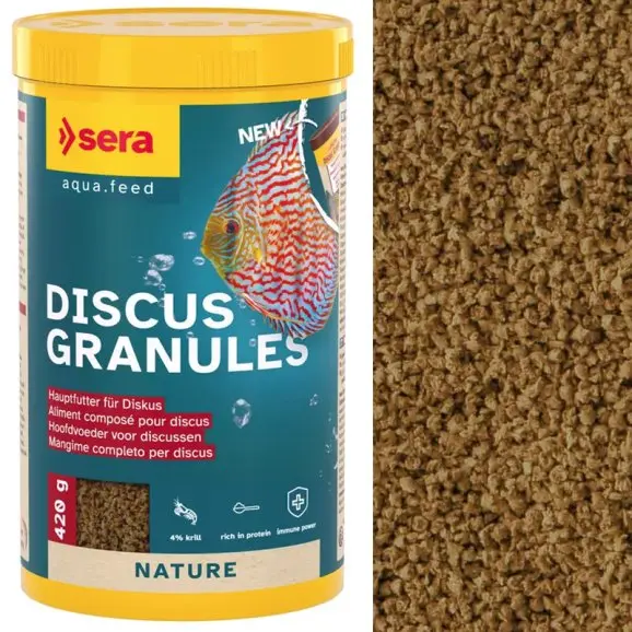 Sera Discus Granules Zivju barība 1000