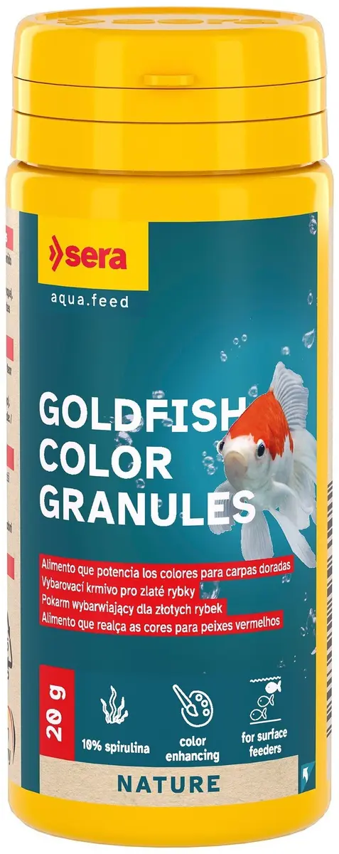 Zivju barība Sera Goldfish Color Granules