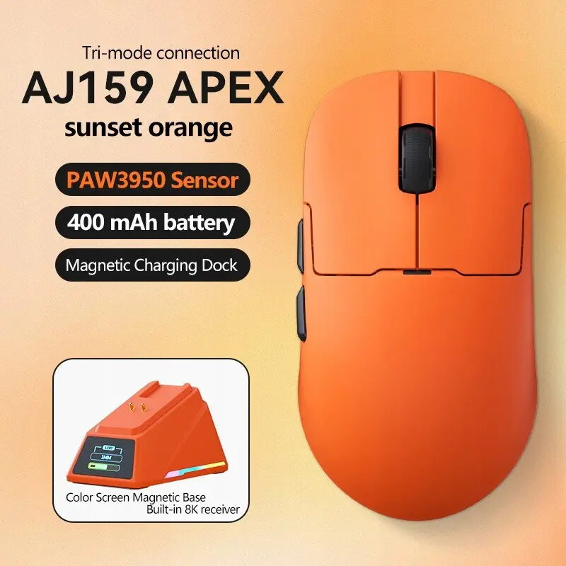 Bezvadu pele Ajazz AJ159 APEX Orange