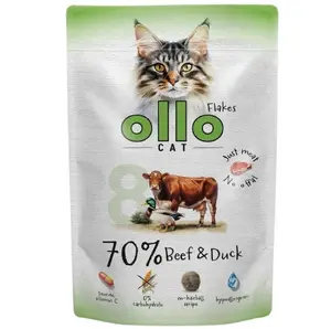 OLLO Ollo saszetka nr 8 kot Wołowina Kaczka 85 g