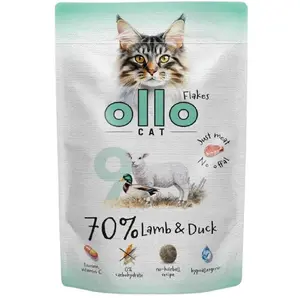 Ollo nr 9 Cat Food Lamb and Duck 85 g Pouch