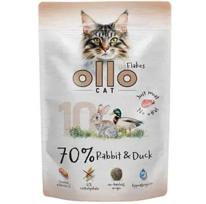 OLLO Rabbit and Duck Cat Food 85 g