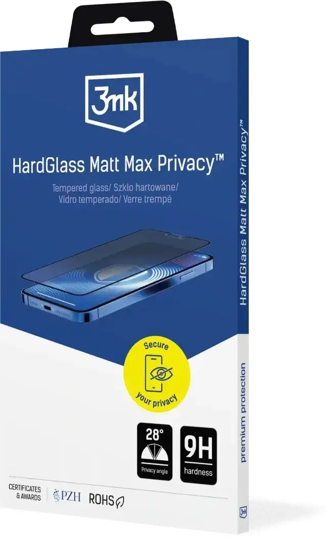 Aizsargstikls 3MK HardGlass Matt Max Privacy