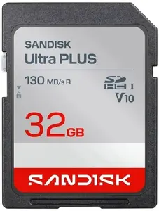 PNY Sandisk Ultra PLUS SDHC 32GB Memory Card UHS-I V10 U1 C10 130MB/s