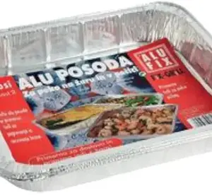 Alufix Fix-Grill Large Aluminum Baking and Roasting Trays 3 Pack