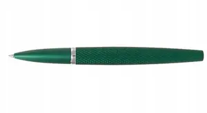 Diplomat Viper Rollerball Pen, Guilloche Pattern, Green