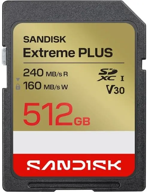 SanDisk SDXC Atmiņas karte 512GB Extreme