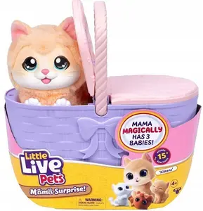 Cobi LITTLE LIVE PETS Mama Suprise Kotki Interactive Cat Toy Set