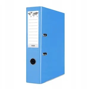 Basic BASIC-S A4 75mm Polypropylene Lever Arch File with Rail Light Blue