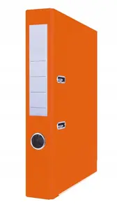 Basic BASIC-S A4 50mm oranžs arhivēšanas mapes ar sviras mehānismu, sliedi un PP pārklājumu