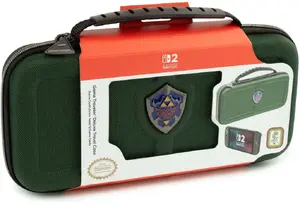 Nacon Switch2 licencēts Zelda konsoles futrālis zaļš