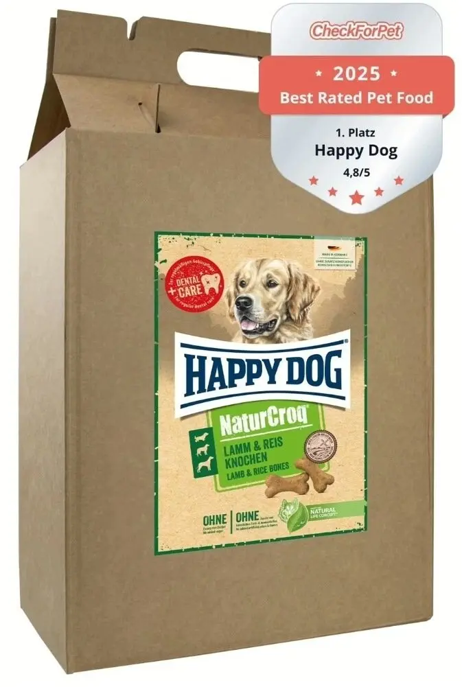 Happy Dog NaturCroq Knochen gardums suņiem