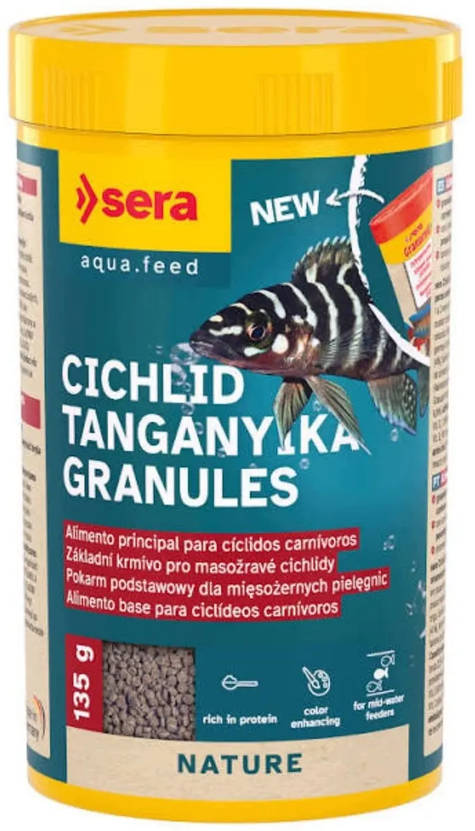 Zivju barība Sera Cichlid Tanganyika Granules