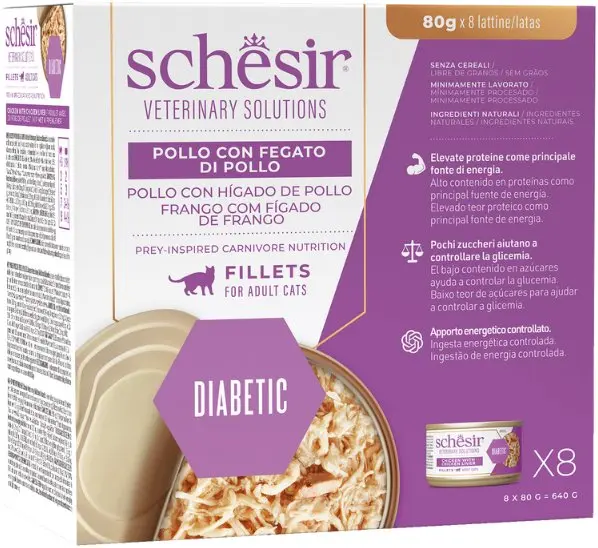 Mitrā kaķu barība Schesir Veterinary Solutions