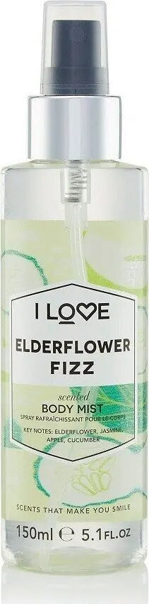 I love Elderflower Fizz Aromatizēts ķermeņa