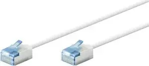 Кабель патч-корд Goobay ультрагибкий CAT 6A slim U/FTP белый 3 м