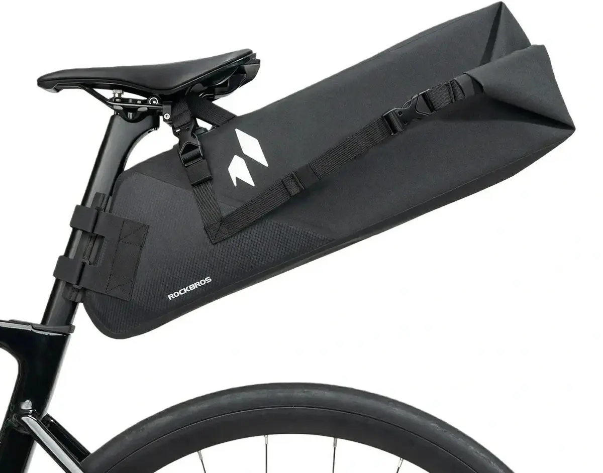 Ūdensnecaurlaidīga velosipēda sēdekļa somiņa Rockbros AS-157