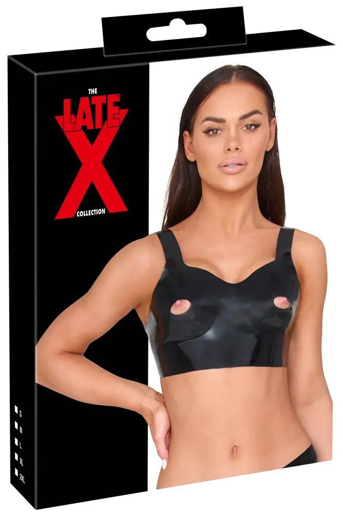 Lateksa tops Late X melns M