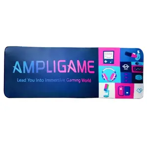 Игровой коврик для мыши Fifine AmpliGame Navy Blue XL, тканевая поверхность, нескользящая основа из натурального каучука
