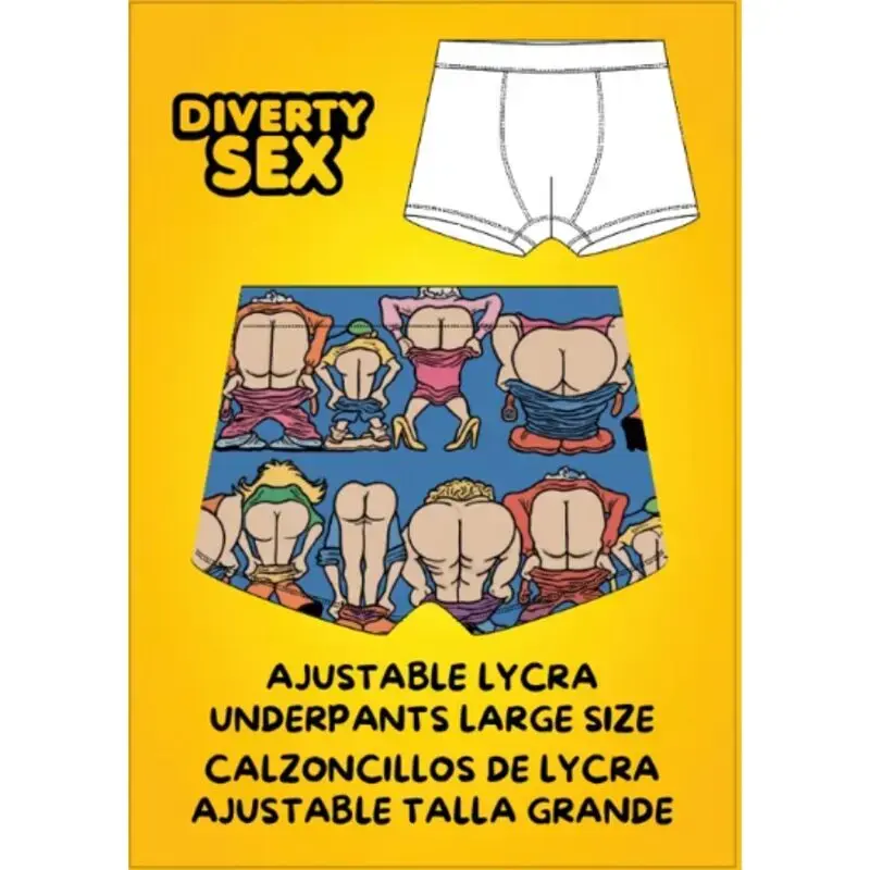 Diablo picante plus size bokseršorti ar