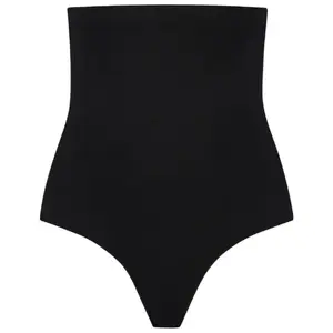 Bye Bra Soft Touch Bezvīļu stringi ar augstu vidukli Melns Izmērs L Poliamīds Elastāns Korekcijas apakšveļa ar spēcīgu atbalstu