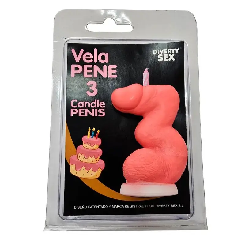 Diablo Picante Skaitlis 3 Penis Svece