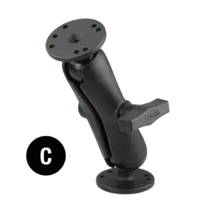 RAM Mounts RAM-103-238U Mounting Kit with Flat Surface Base and Device Holder