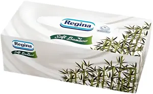 Regina Косметические салфетки Soft Bamboo, 4-слойные, 96 шт., белые