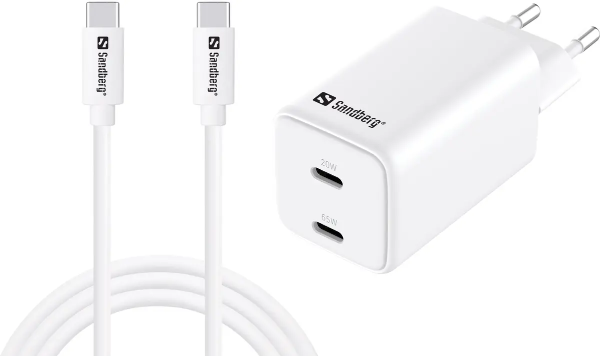 Зарядное устройство Sandberg AC Charger USB-C PD65W EU 1.5M Photo 5