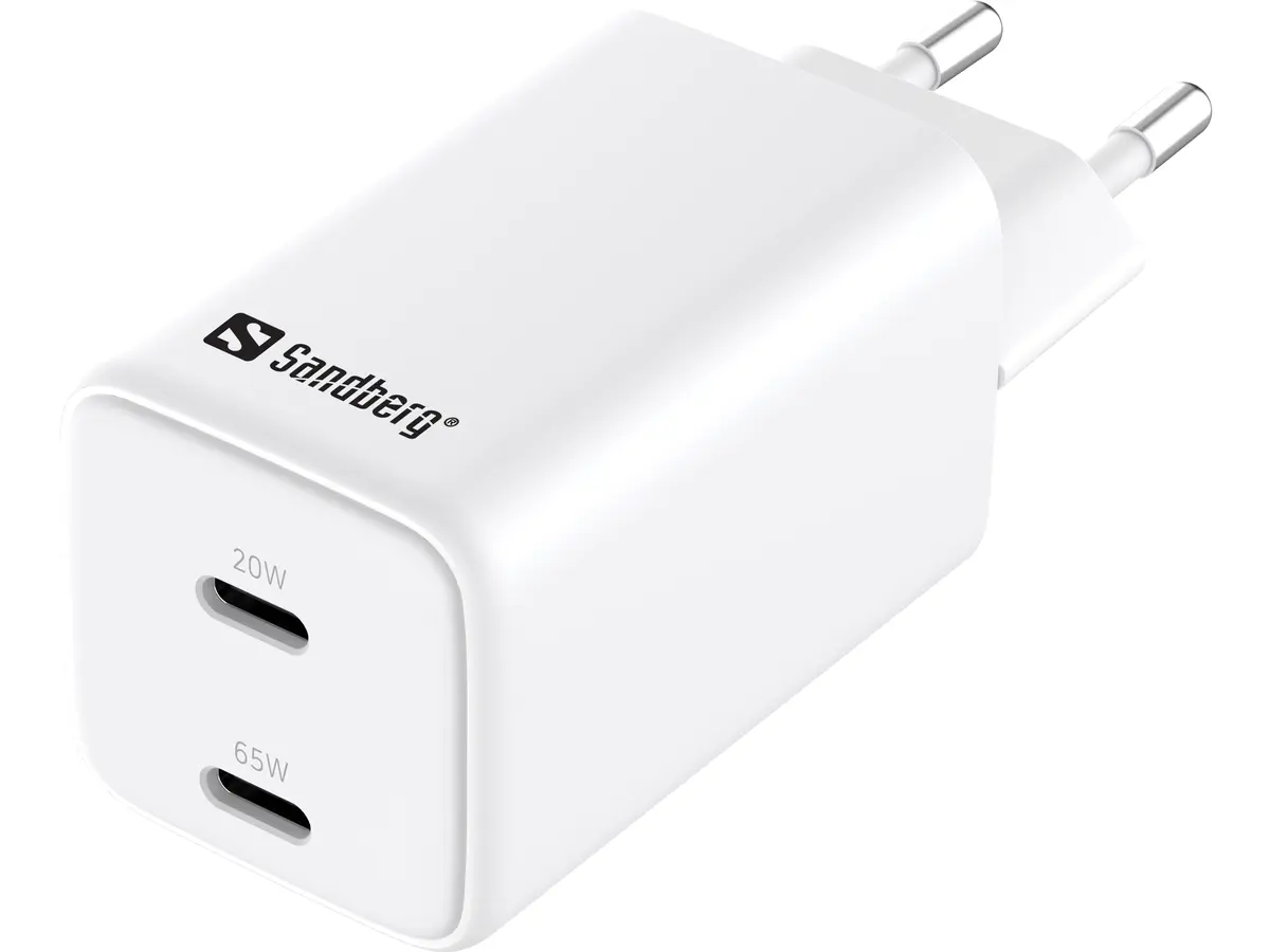 Sandberg AC Charger USB-C PD65W EU 3M lādētājs Photo 2
